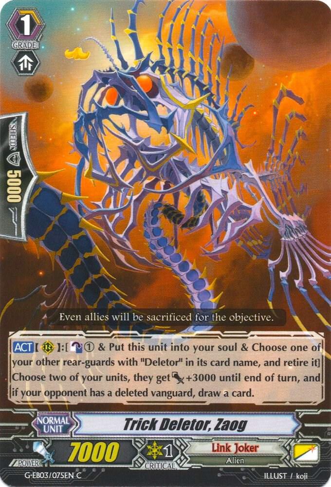 Trick Deletor, Zaog