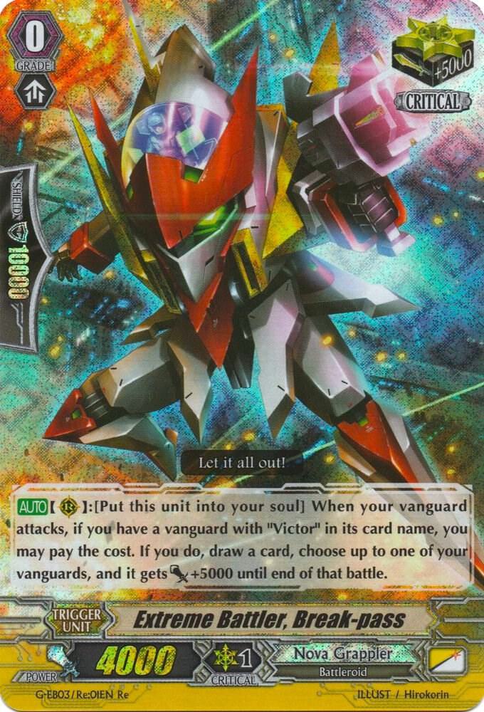 Extreme Battler, Break-pass