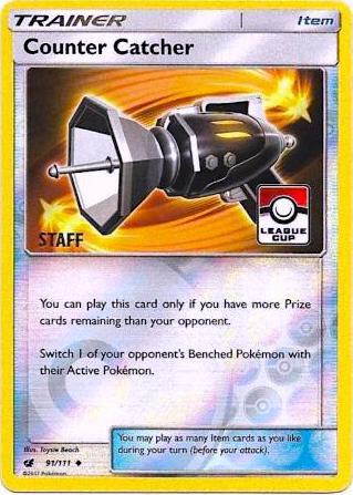 Counter Catcher - 91/111 (League Cup) [Staff] 091/111 from League & Championship Cards