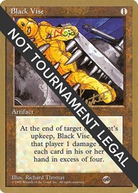 Black Vise - 1996 Bertrand Lestree (4ED) (SB) - World Championship Decks - Magic: The Gathering card