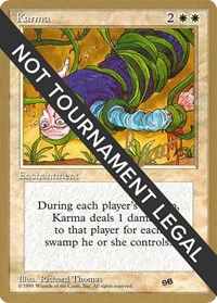 Karma - 1996 Bertrand Lestree (4ED) (SB) - World Championship Decks - Magic: The Gathering card