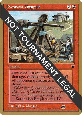 Dwarven Catapult - 1996 Eric Tam