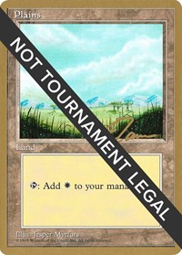 Plains (B) - 1996 Eric Tam (4ED) - World Championship Decks - Magic: The Gathering card