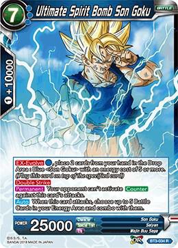 Ultimate Spirit Bomb Son Goku #BT3-034 — Cross Worlds