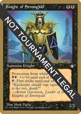 Knight of Stromgald - 1996 George Baxter