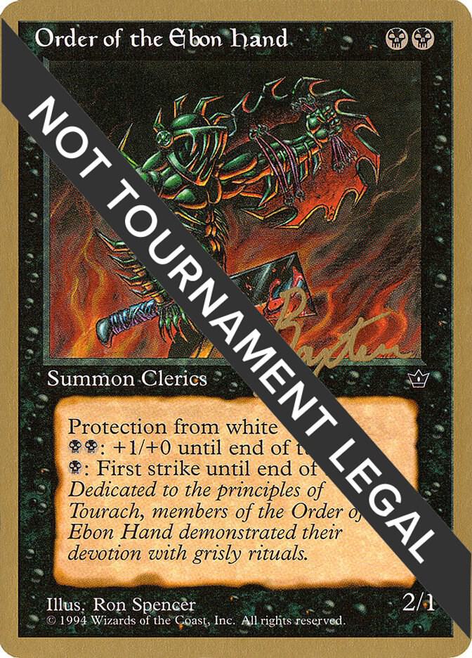 Order of the Ebon Hand (Spencer) - 1996 George Baxter (FEM)