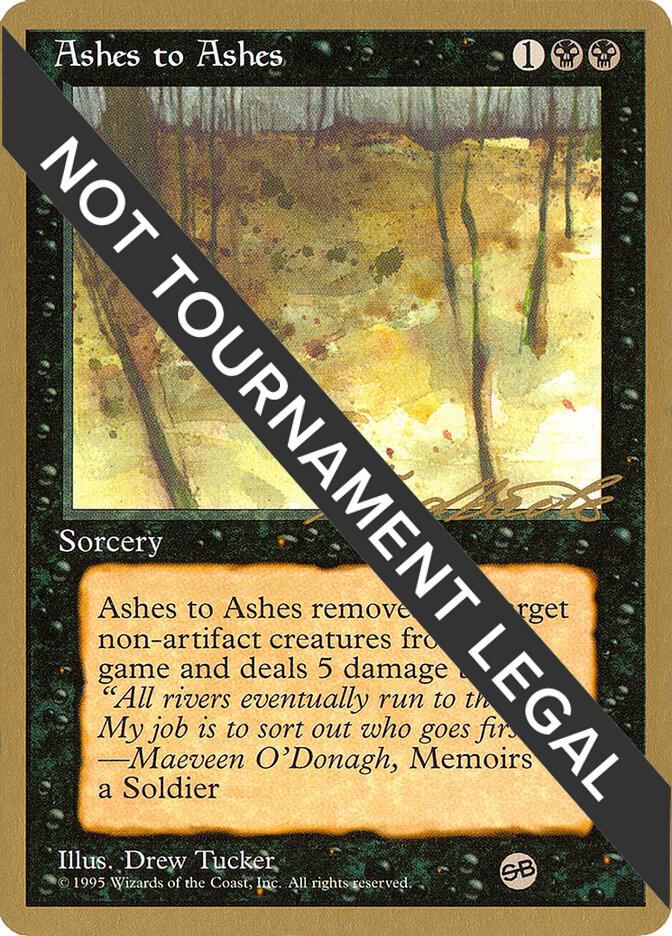 Ashes to Ashes - 1996 Leon Lindback (4ED) (SB)