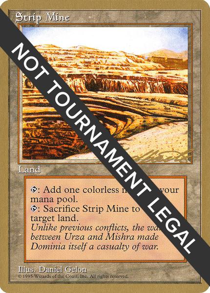 Strip Mine - 1996 Leon Lindback (4ED) - World Championship Decks