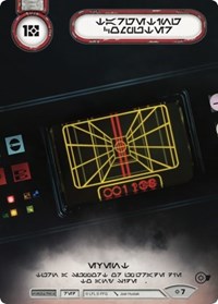 Targeting Computer (Extended Full Art) (Aurebesh Text) - Star Wars Destiny SWD: Promo Cards trading card