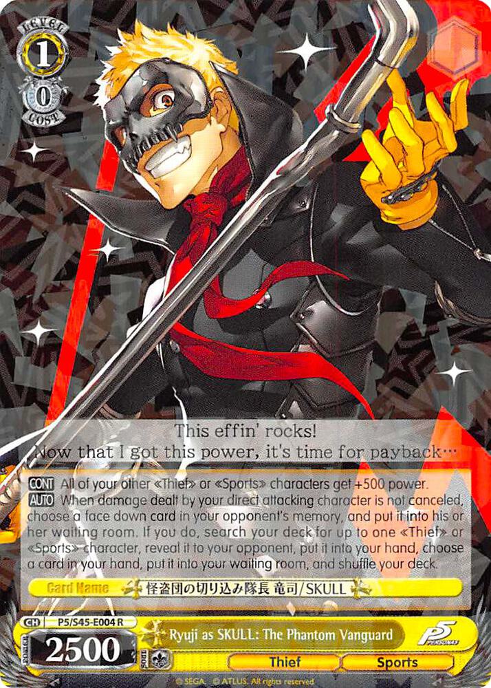 Ryuji as SKULL: The Phantom Vanguard - Persona 5 - Weiss Schwarz