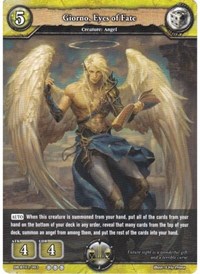 Giorno, Eyes of Fate - Dragoborne Gears of Apocalypse trading card