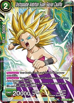 Unstoppable Ambition Super Saiyan Caulifla #BT3-078 — Cross Worlds