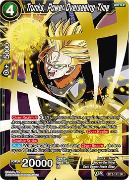 Trunks, Power Overseeing Time - Cross Worlds - Dragon Ball Super