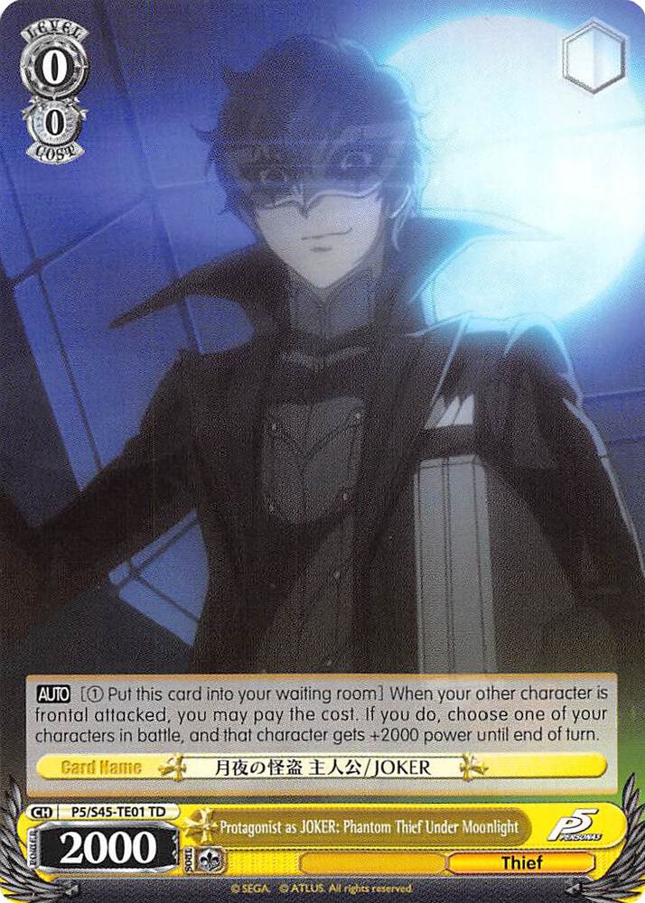 Protagonist as JOKER: Phantom Thief Under Moonlight