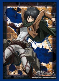 Bushiroad Sleeve Collection HG Vol.1351: Attack on Titan - Mikasa Ackerman (60-P · Bushiroad Card Sleeves