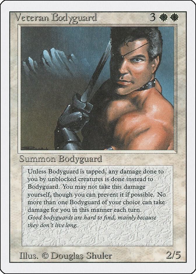 マジック：ザ・ギャザリング MTG veteran bodyguard Veteran Bodyguard - Revised Edition - Magic: The Gathering