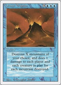 Volcanic Eruption - Revised Edition - Magic: The Gathering card