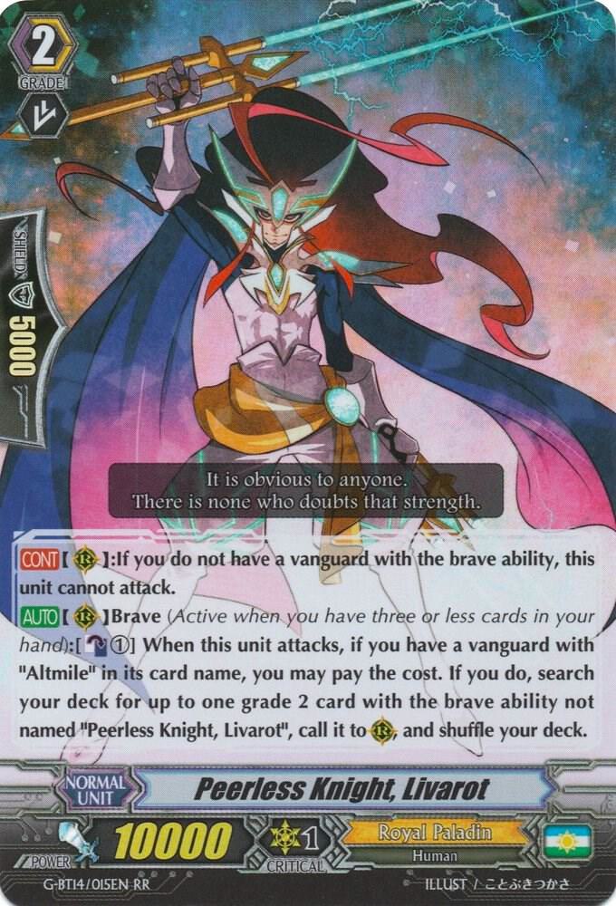 Peerless Knight, Livarot