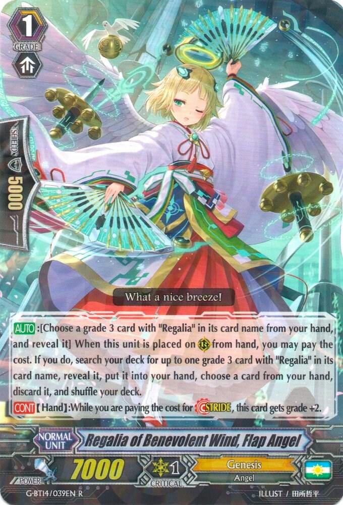 Regalia of Benevolent Wind, Flap Angel