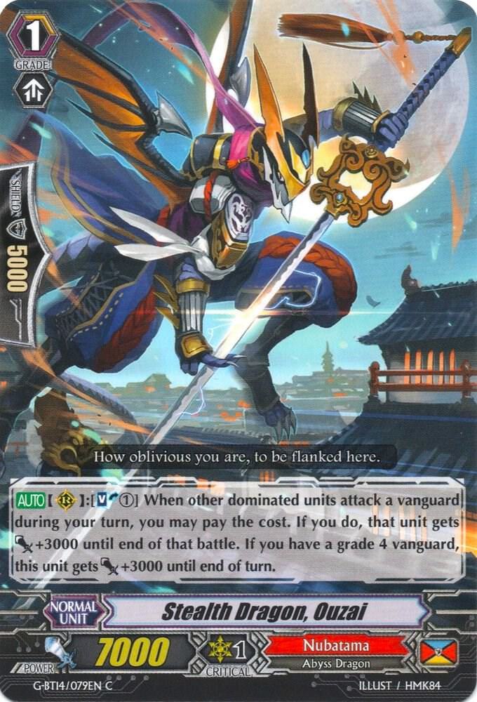 Stealth Dragon, Ouzai