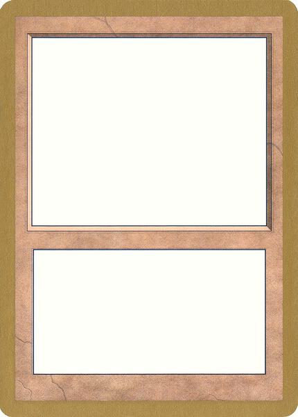 1997 World Championship Blank Card - World Championship Decks