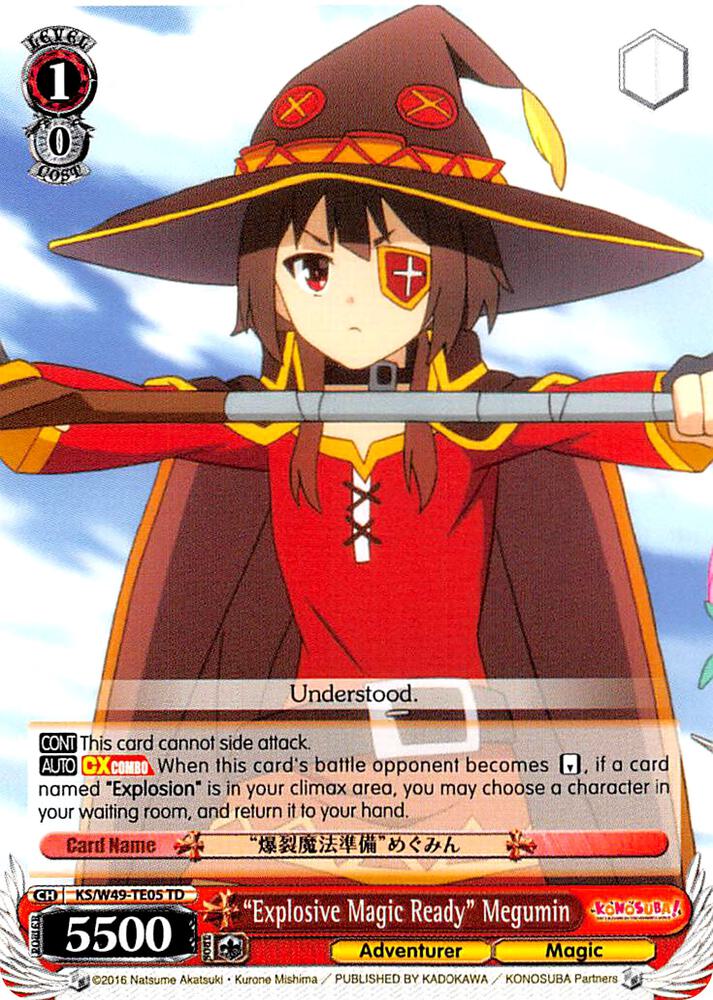 "Explosive Magic Ready" Megumin