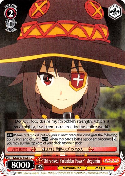 "Ostracized Forbidden Power" Megumin