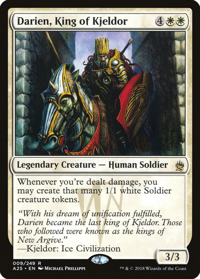 Magic: The Gathering – Darien, King Of Kjeldor (Darien, Re Di Kjeldor) – Coldsnap – Carta Singola Rara