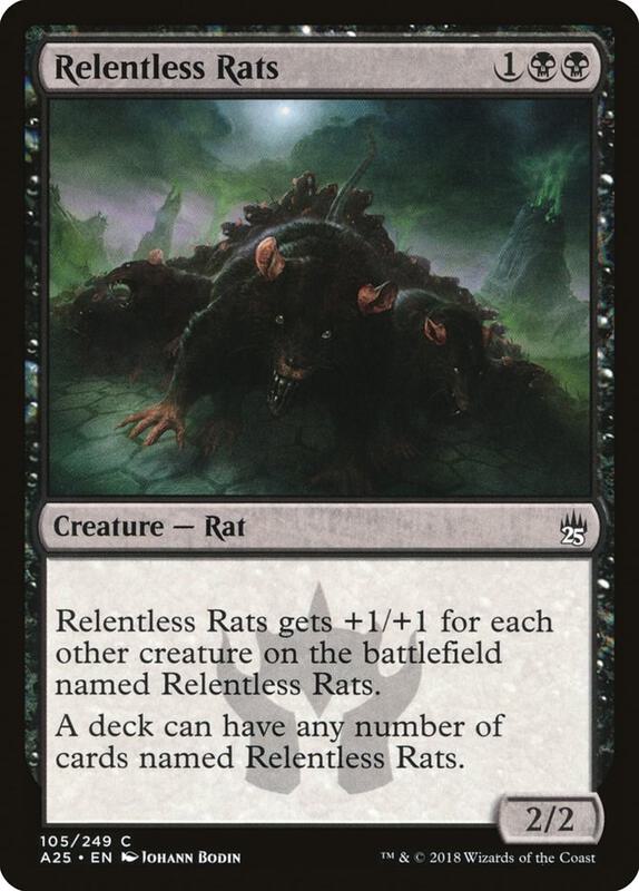Magic: The Gathering – Relentless Rats (Ratti Spietati) – Singola Carta M11 – Non Comune
