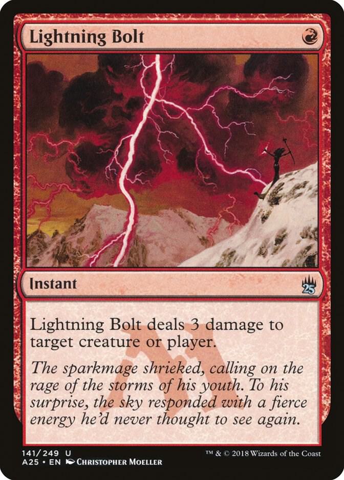 Lightning Bolt - Masters 25 - Magic: The Gathering - TCGplayer.com