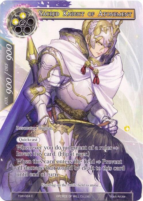 Sacred Knight of Atonement // Dark Knight of Conviction (Full Art)