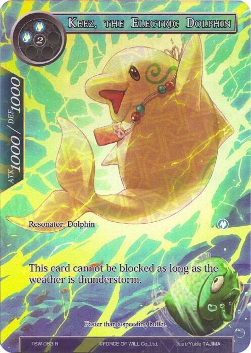 Keez, the Electric Dolphin (Full Art)