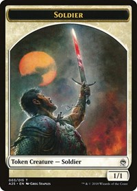 Soldier Token (003) - Masters 25 - Magic: The Gathering card