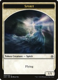 Spirit Token (004) - Masters 25 - Magic: The Gathering card