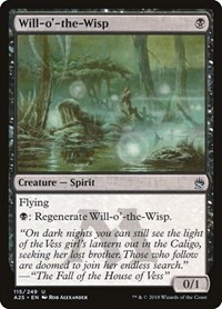 Will-o'-the-Wisp - Masters 25 - Magic: The Gathering card