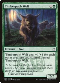Timberpack Wolf - Masters 25 - Magic: The Gathering card