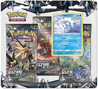 Ultra Prism 3 Pack Blister [Alolan Vulpix] from SM - Ultra Prism Pokemon card image