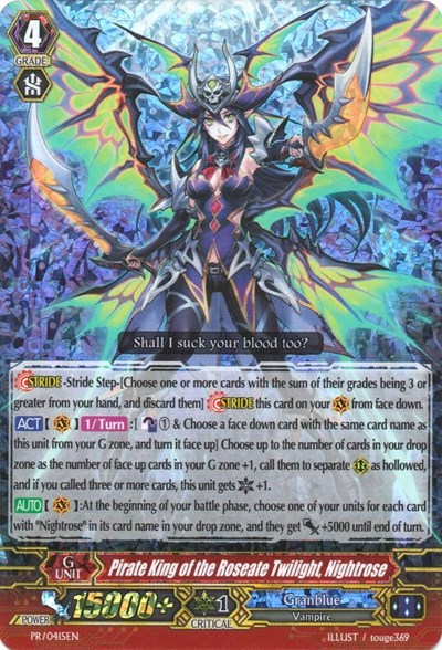 Pirate King of the Roseate Twilight, Nightrose