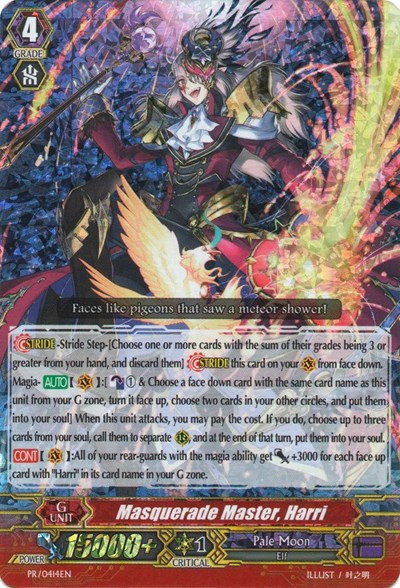 Masquerade Master, Harri