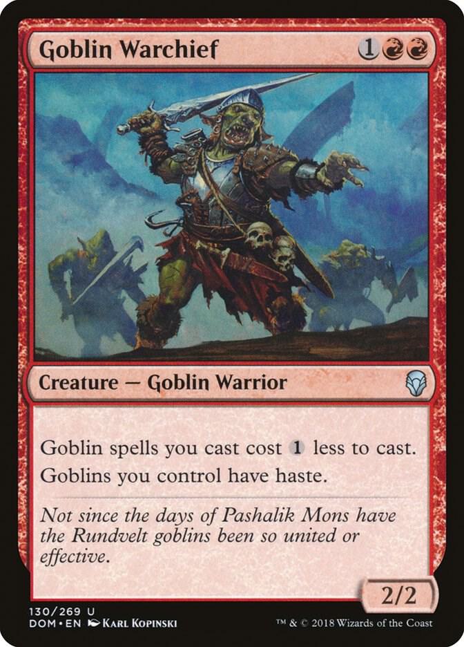 Goblin Warchief - Dominaria - Magic: The Gathering - TCGplayer.com