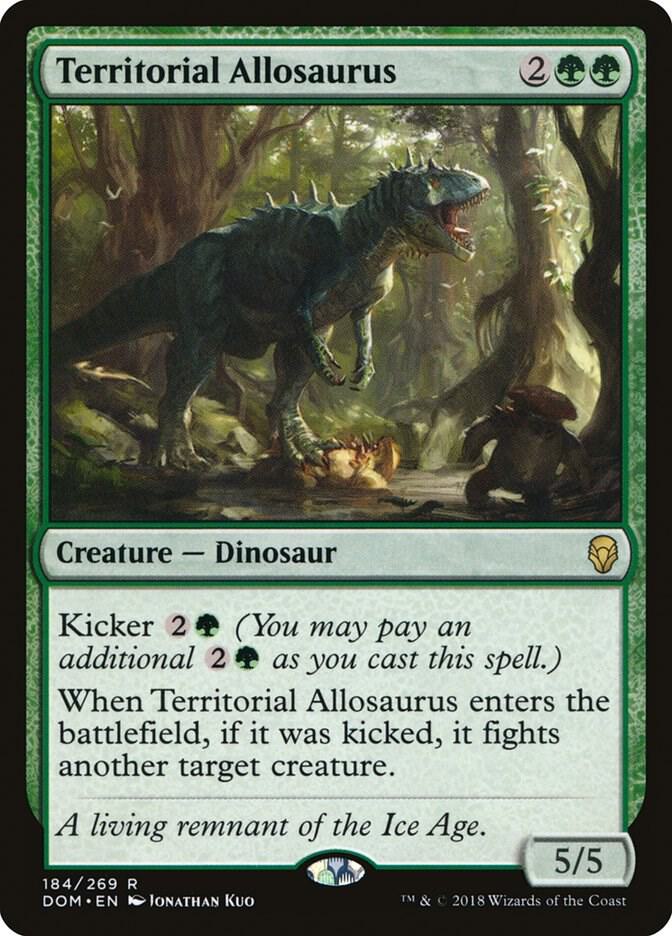 Territorial Allosaurus - Dominaria - Magic: The Gathering