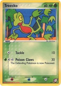 Treecko #001/005 from Kids WB Promos Pokemon card image