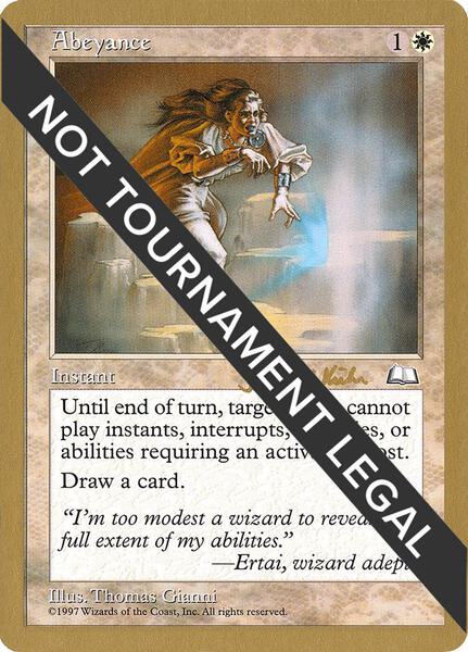 Abeyance - 1997 Janosch Kuhn (WTH) - World Championship Decks - Magic: The  Gathering - TCGplayer.com