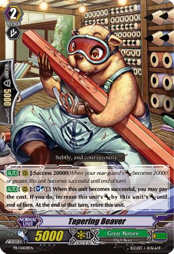 Tapering Beaver