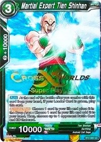 Martial Expert Tien Shinhan (Super Player Stamped) card art