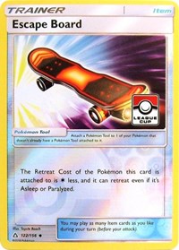 Escape Board - 122/156 (League Cup) #122/156 from League & Championship Cards Pokemon card image