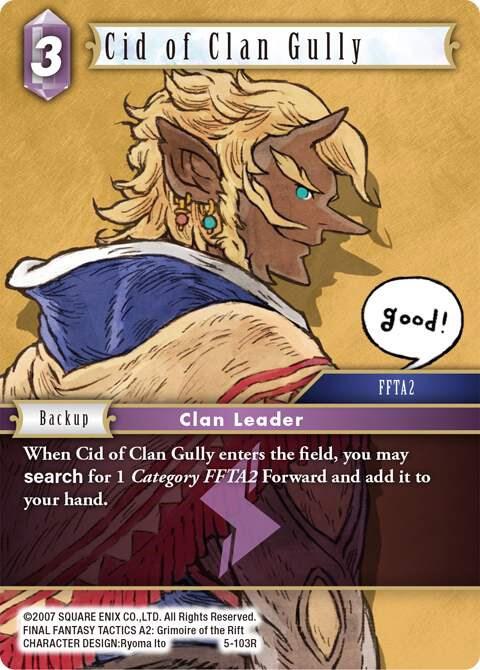 Cid of Clan Gully - Opus V - Final Fantasy TCG - TCGplayer.com