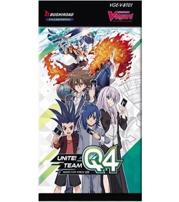 unite team q4 booster box cardfight vanguard booster box case Cardfight!! Vanguard Unite! Team Q4 Booster Case