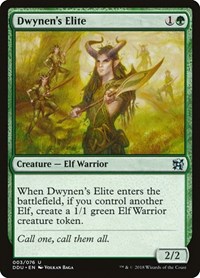 Dwynen's Elite - Duel Decks: Elves vs. Inventors - Magic: The Gathering card