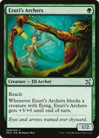Ezuri's Archers - Duel Decks: Elves vs. Inventors - Magic: The Gathering card